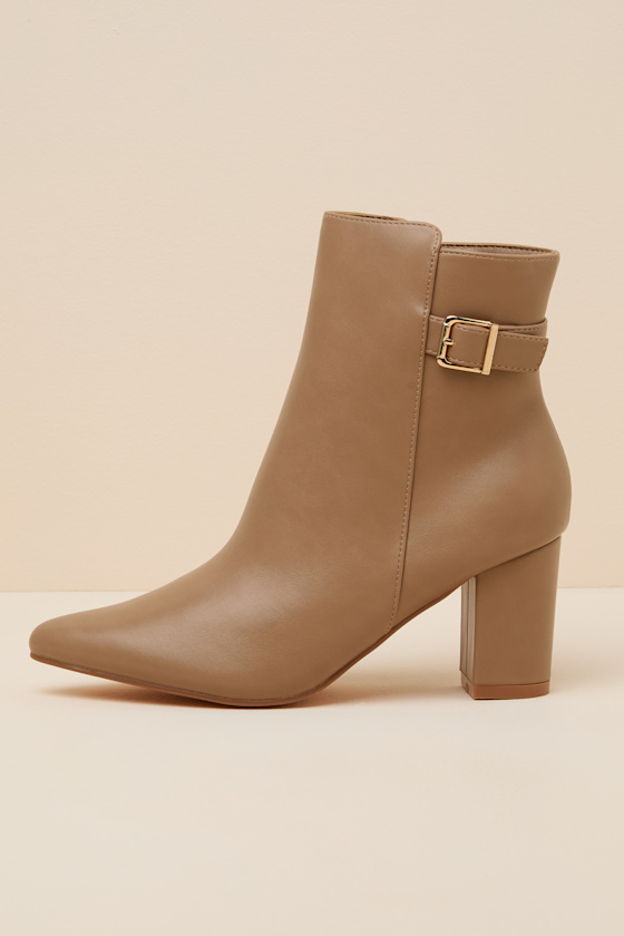 Dela Taupe Ankle Boots 2