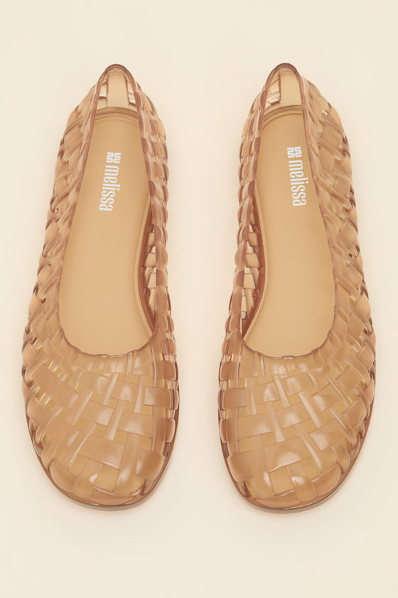 Possession Ballerina Beige Jelly Flats - thumbnail 5
