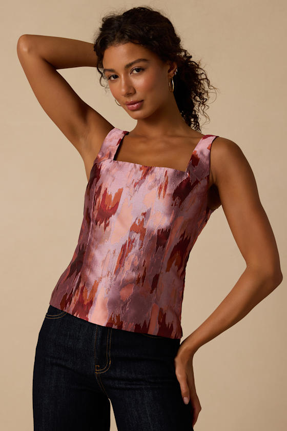 LT11639: MAUVE/RUST/BURGUNDY 1