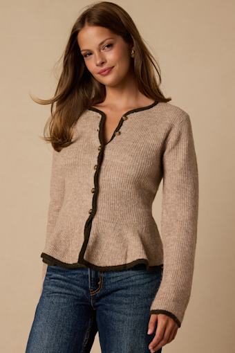 WT4337L: TAUPE/ BROWN 1