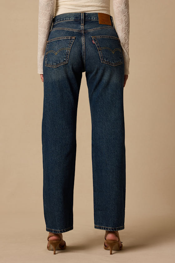 501 '90s Dark Wash Straight Leg Jeans - thumbnail 3