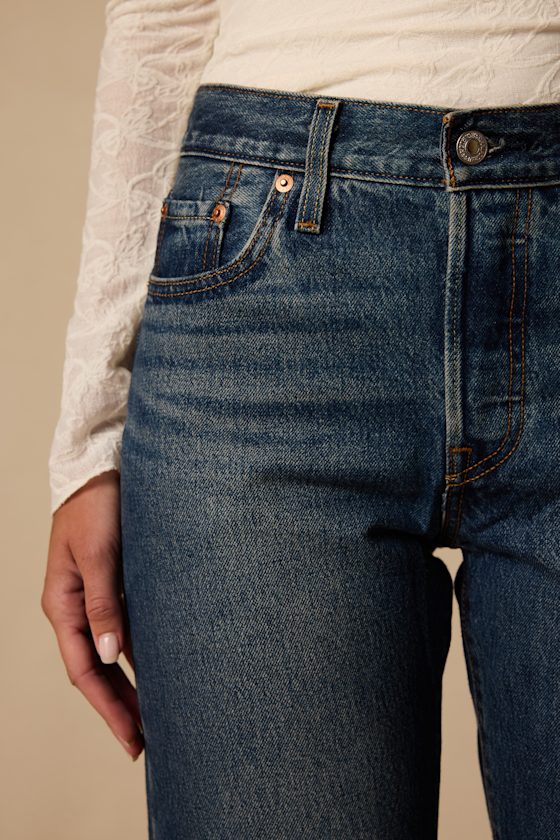 501 '90s Dark Wash Straight Leg Jeans - thumbnail 4