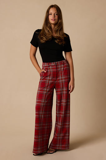 L26098: RED/BLACK/MUSTARD 1