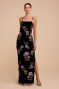 LL2604260: BLACK/PURPLE FLORAL 1