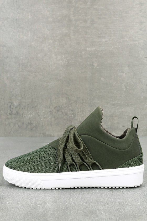 steve madden sneakers olive