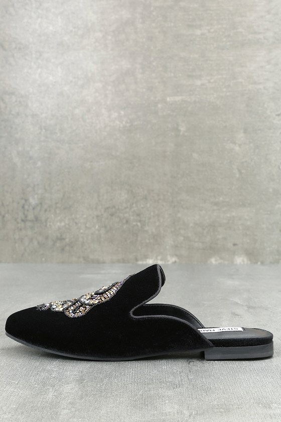 Steve Madden Hydes - Velvet Loafers - Rhinestone Loafer - Lulus Steve Madden Hydes - Velvet Loafers - Rhinestone Loafer - Lulus