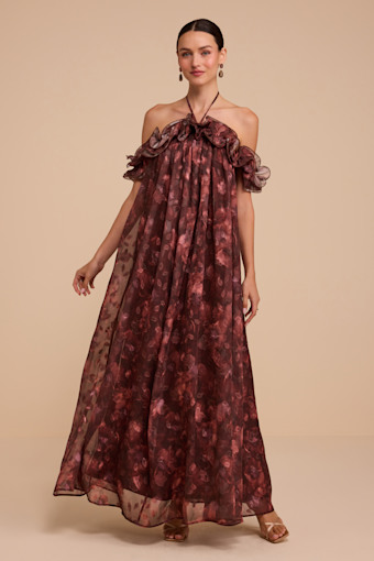 I25D6054: BROWN FLORAL 2