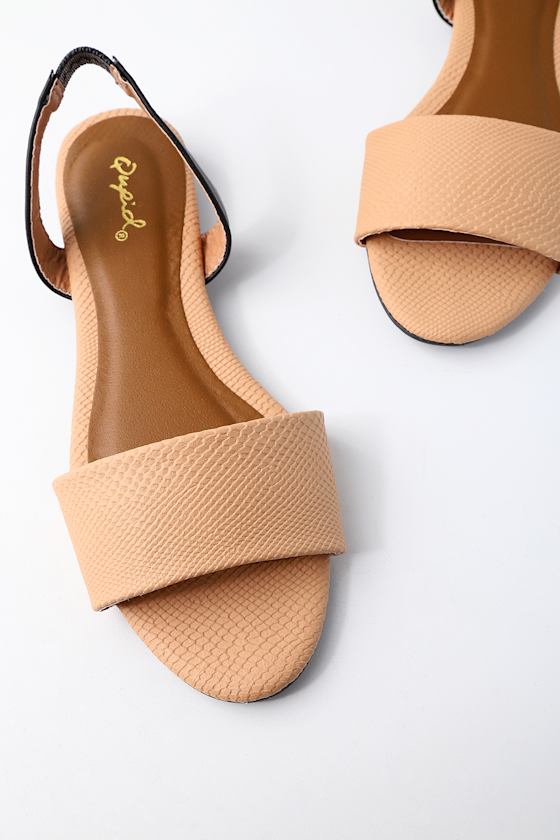 slingback sandals flat