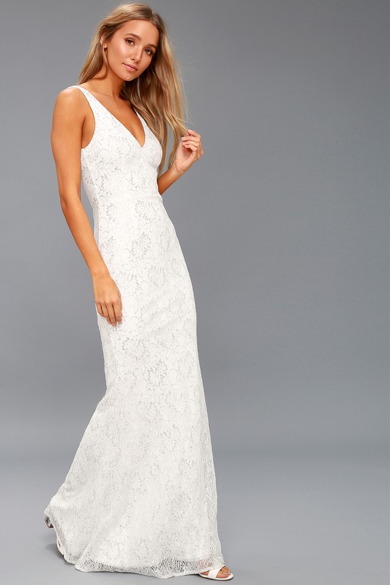 lulus lace wedding dress