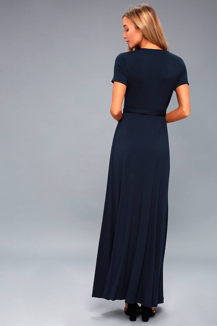 chinese dress ladies Lulus Heavenly Hues Navy Blue Maxi Dress Size XS  Ernest Grace