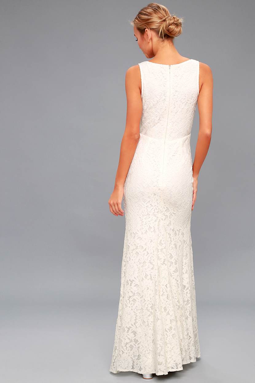 Everly White Lace Maxi Dress Everly White Lace Maxi Dress