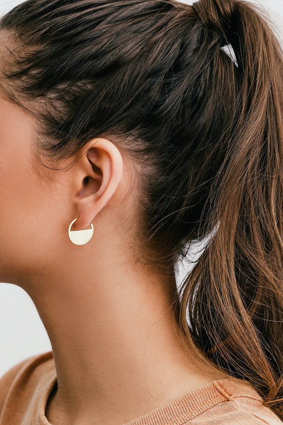 Stud Earrings - Tiny GOLD Stud Earrings - Minimal Gold Earrings - Gold  Earrings - Gold Cute Earrings
