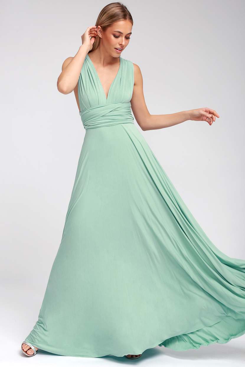Sage Bridesmaid Dress - Convertible Dress - Infinity Dress - Lulus Sage Bridesmaid Dress - Convertible Dress - Infinity Dress - Lulus