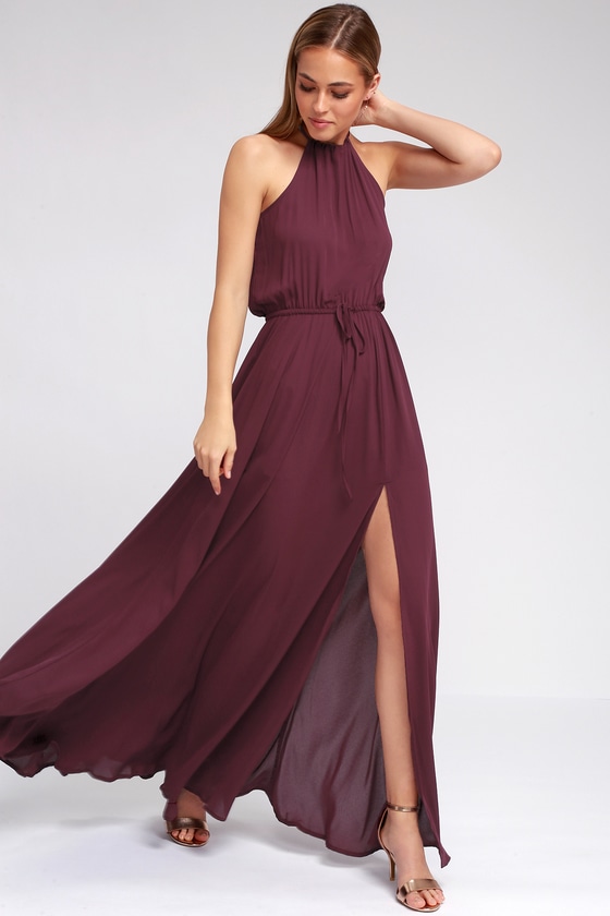 Lovely Purple Dress - Maxi Dress - Sleeveless Dress