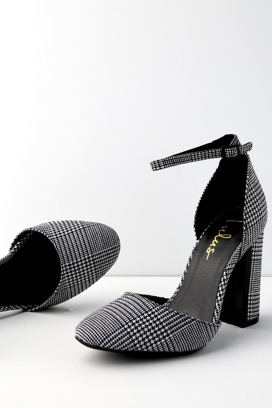 laura black velvet ankle strap heels