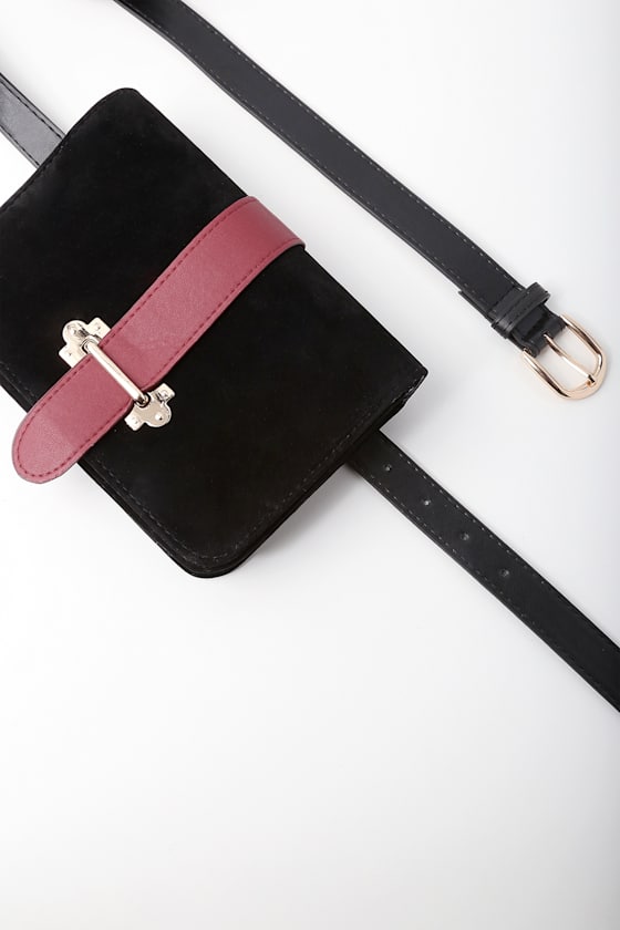 black belt purse