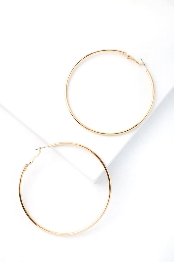 Miley Gold Hoop Earrings