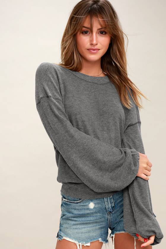 TGIF Charcoal Grey Sweatshirt 1