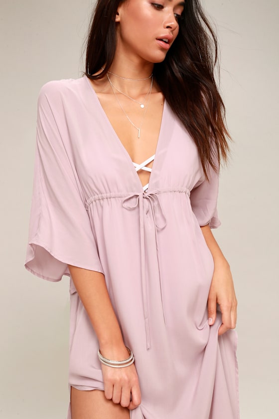Cute Swimsuit CoverUp Lavender Maxi CoverUp Lulus