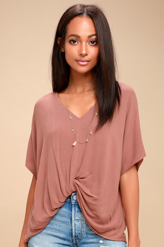 The Womens Tee - Mauve main image 0