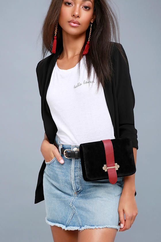 Mariella Black Belt Bag 6