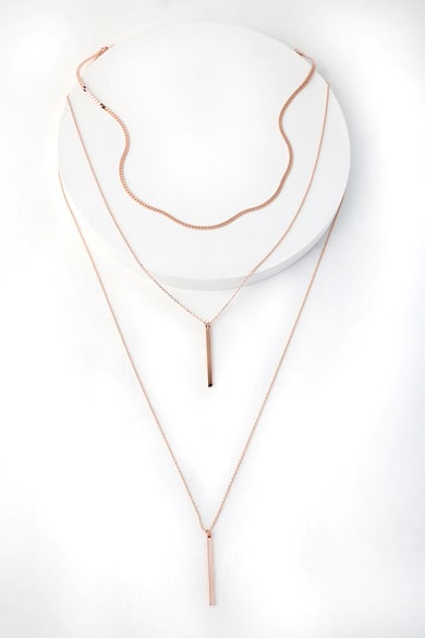 Perfect Trio Gold Layered Necklace