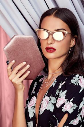 Le Specs Enchantress - Grey Sunglasses - Cat-Eye Sunglasses  display picture 1