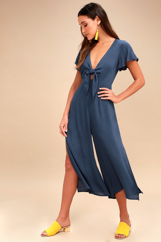 culotte jumpsuit with sleeves