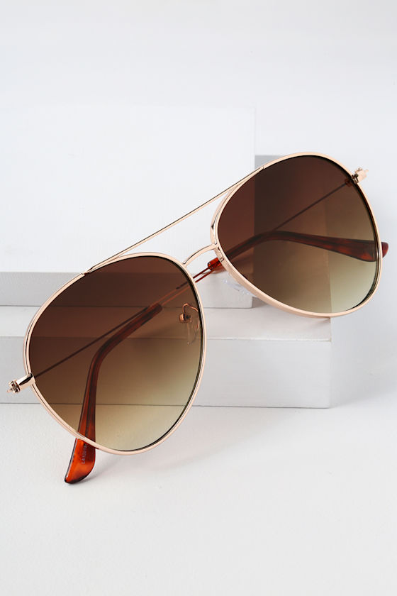 Santa Maria Gold Aviator Sunglasses 2
