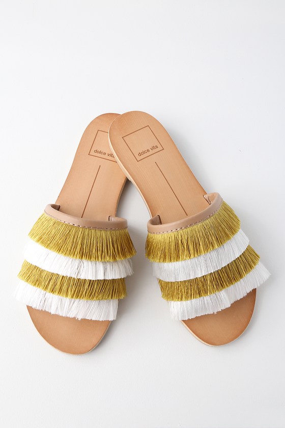 dolce vita yellow sandals