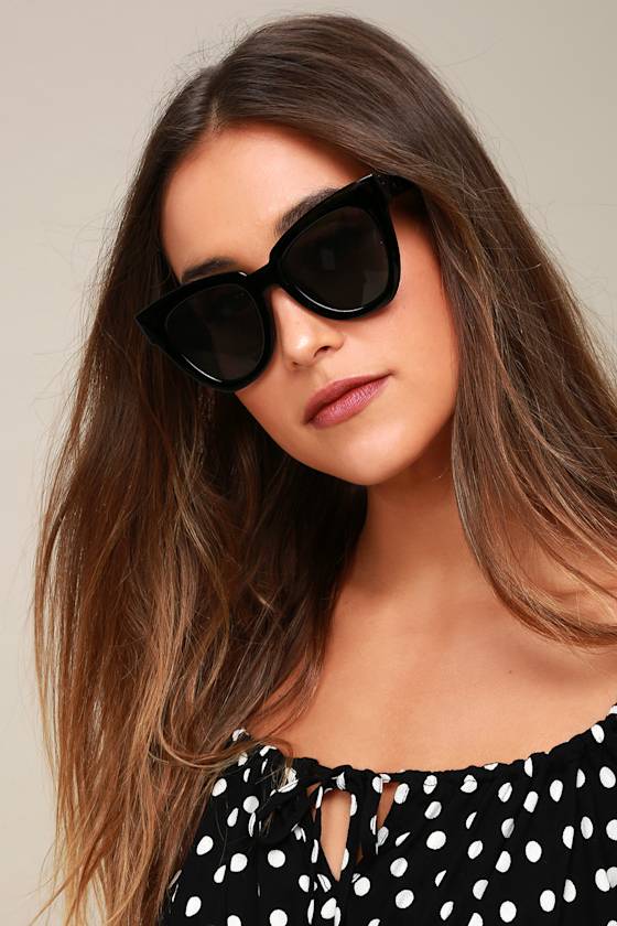 Not Standard Black Sunglasses 1