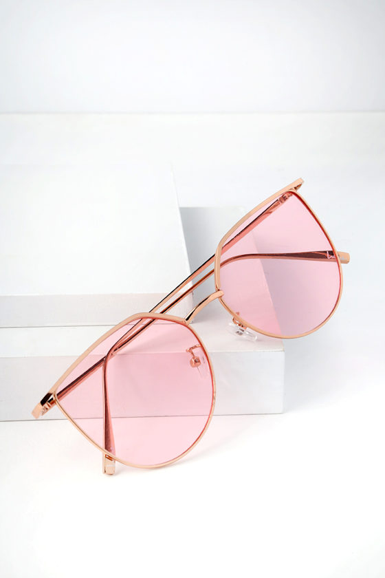 Dockside Gold and Pink Sunglasses 1