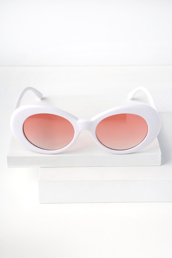 Cecil White and Pink Sunglasses 2