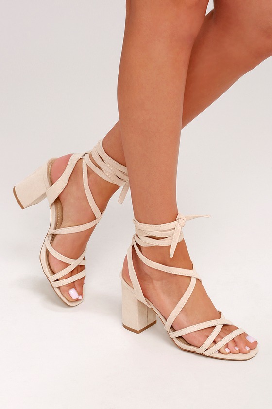 lulus alta orchid suede lace up heels