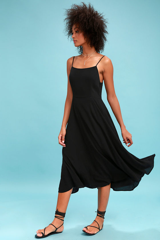 rayon midi dress