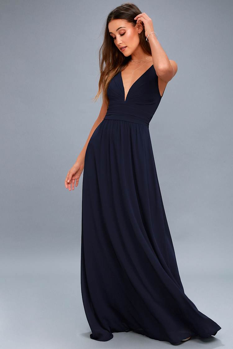 green emerald velvet dress Navy Blue Long Mermaid Prom Dress with Glitter Navy / 18