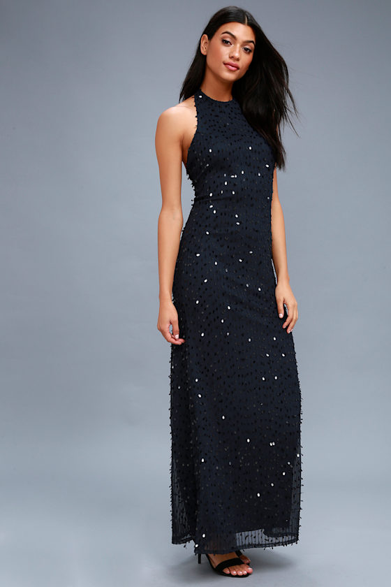 Chic Blue Dress S492 main image 1