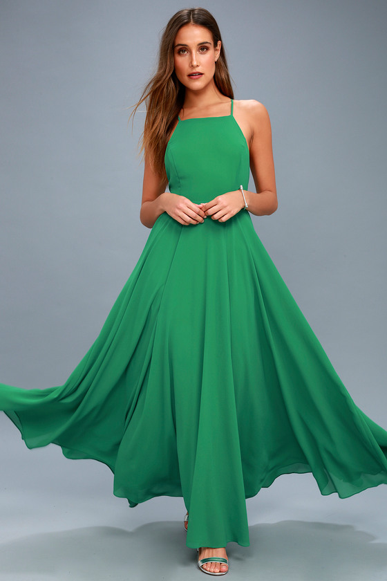 Beautiful Green Dress Maxi Dress Backless Maxi Dress Beautiful Green Dress Maxi Dress Backless Maxi Dress