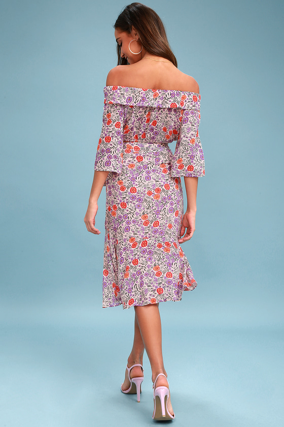 sonja midi dress lynette floral print