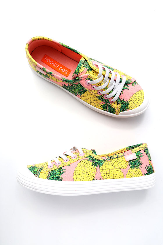 Rocket Dog Chowchow Pink Sneakers Pineapple Sneakers Lulus