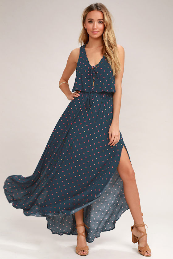 Cute Maxi Dress - Backless Maxi Dress - Lace Up Maxi Dress - Lulus