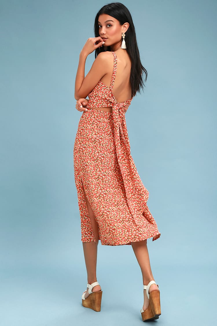 knee length dresses for ladies Amorette Dress - Eartha Paisley