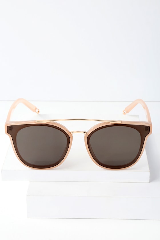 Corbin Rose Gold and Beige Sunglasses 2