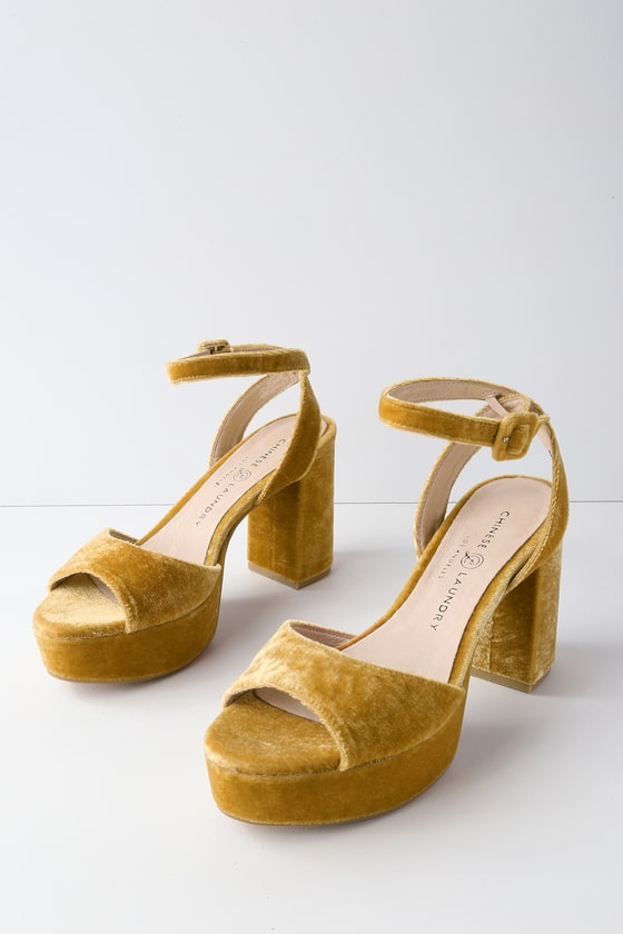 Chinese Laundry Theresa - Yellow Heels 