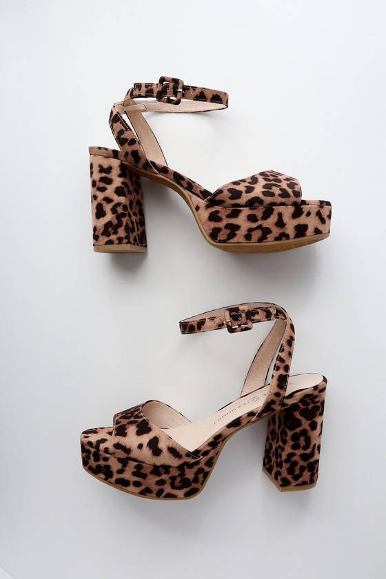 Chinese Laundry Theresa - Leopard Heels 