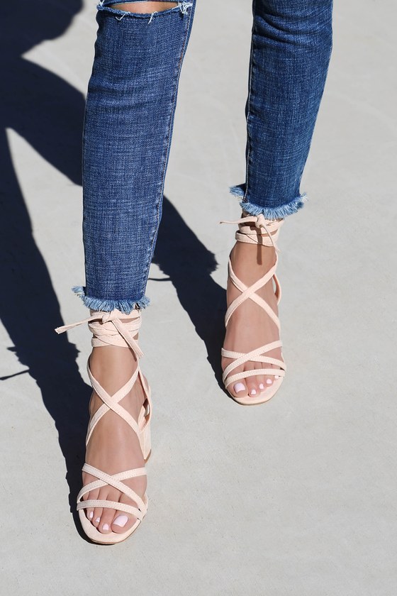 lulus alta orchid suede lace up heels