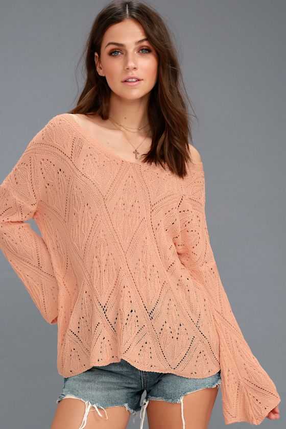 Peach SWEATER
