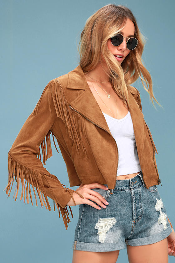 fringe moto jacket
