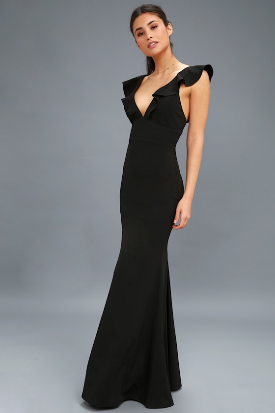 Perfect Opportunity Black Maxi Dress 2