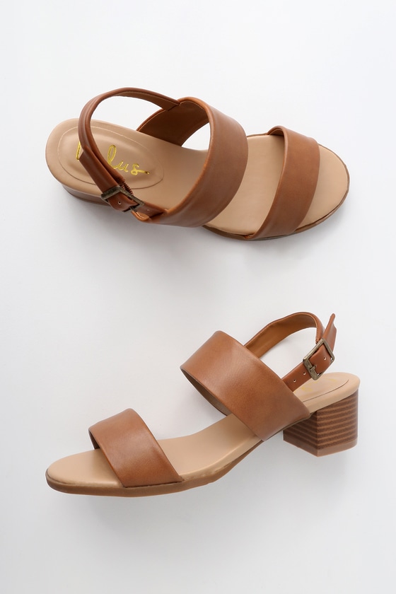 light tan heeled sandals